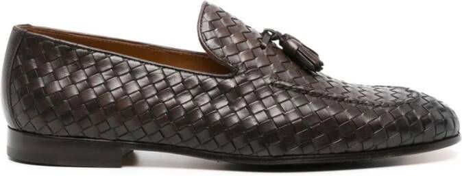 Doucal's tassel-detail leather loafers Bruin