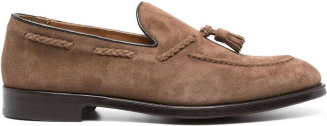 Doucal's Suède loafers Bruin