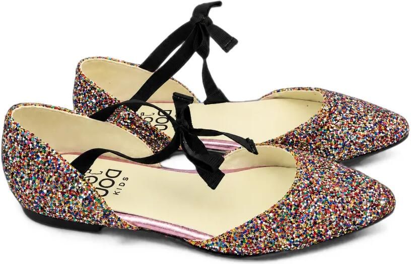 Douuod Kids Ballerina's met glitters Beige - Foto 1