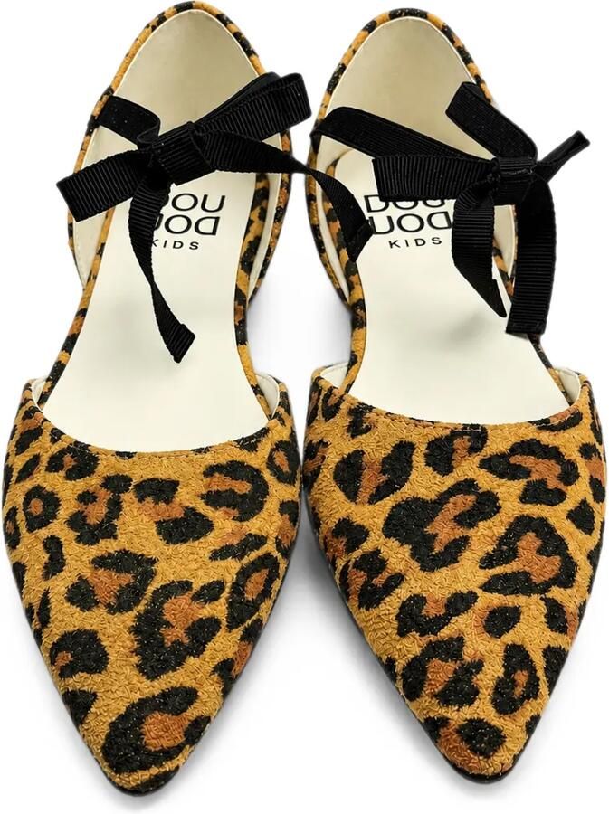 Douuod Kids Ballerina's met luipaardprint Bruin - Foto 3