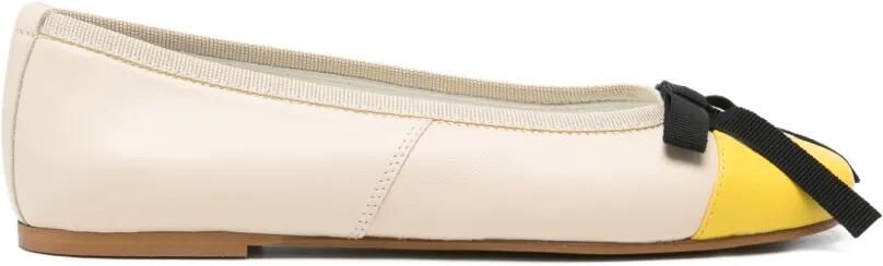Douuod Kids Ballerina's met strikdetail Beige