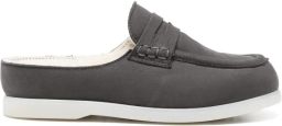 Douuod Kids Leren loafers met penny-bandje Grijs