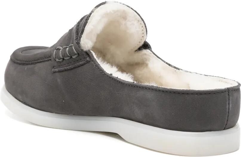 Douuod Kids Leren loafers met penny-bandje Grijs - Foto 2