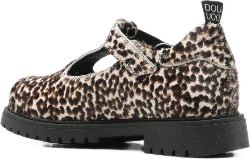 Douuod Kids Loafers met luipaardprint Bruin - Foto 2