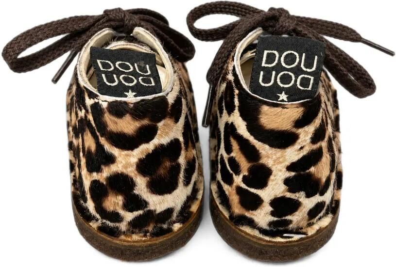 Douuod Kids Sneakers met luipaard-print en kalfshaar Bruin - Foto 3