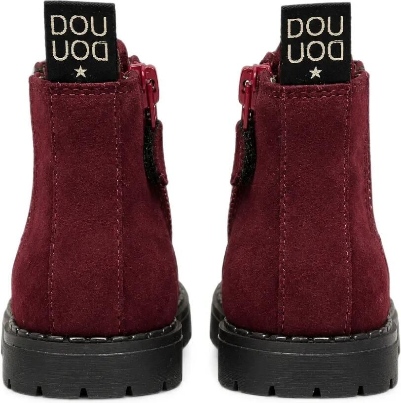 Douuod Kids Suède enkellaarzen Rood - Foto 2