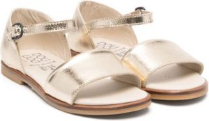 Douuod Kids Sandalen met plateauzool Goud
