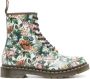 Dr. Martens 1460 floral-print leather boots Wit - Thumbnail 1