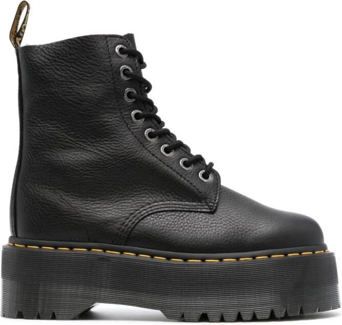 Dr. Martens 1460 Pascal Max leren laarzen Zwart