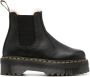 Dr. Martens 2976 Quad enkellaarzen met plateauzool Zwart - Thumbnail 1