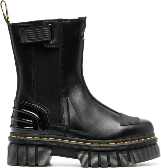 Dr. Martens Audrick leren laarzen Zwart