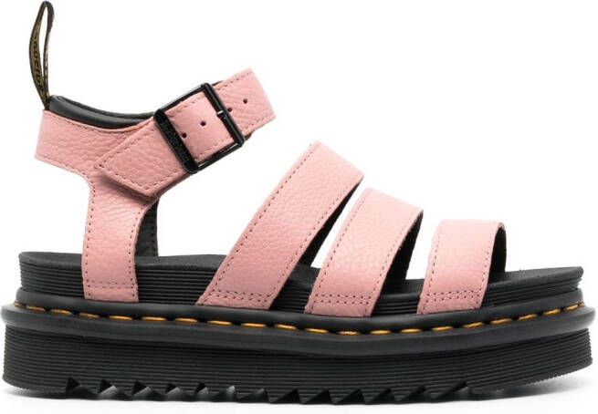 Dr. Martens Blair sandalen met plateauzool Roze