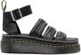 Dr. Martens Clarissa lI Quad HDW leren sandalen Zwart - Thumbnail 1