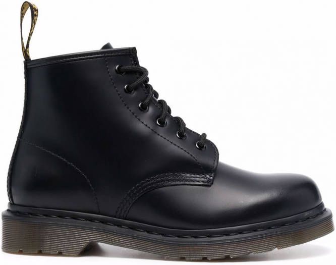 Dr. Martens 101 leren enkellaarzen Zwart