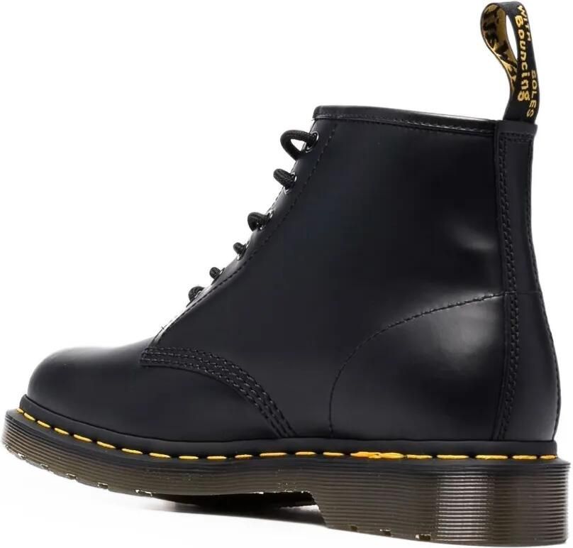 Dr. Martens 101 enkellaarzen van glad leer Zwart - Foto 2