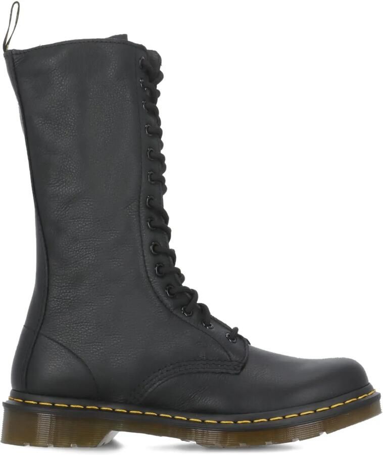 Dr. Martens 14-Eye zip-laarzen Zwart