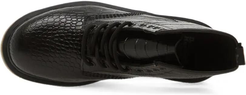 Dr. Martens 1460 Croco enkellaarzen Zwart - Foto 4