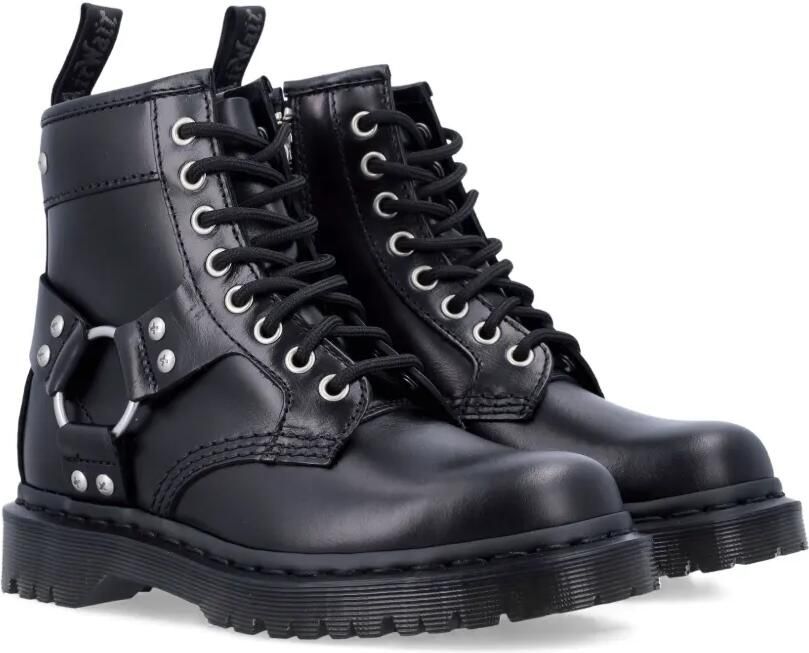 Dr. Martens 1460 Harness leren veterlaarzen Zwart - Foto 3
