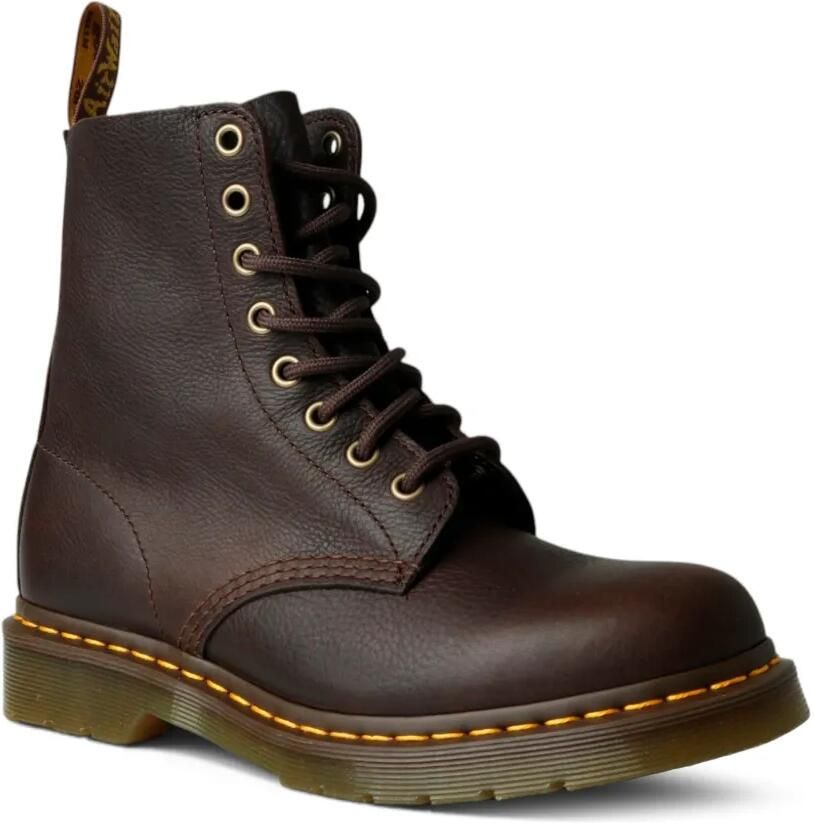 Dr. Martens 1460 Pascal 8 Eye leren veterlaarzen Bruin