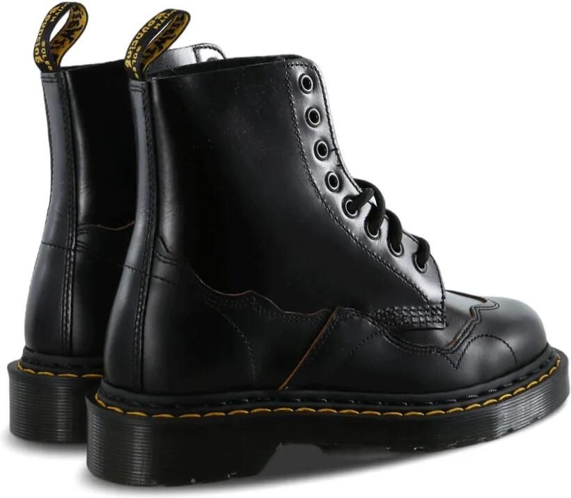 Dr. Martens 1460 Pascal RI veterlaarzen met wingtip vlak Zwart - Foto 3