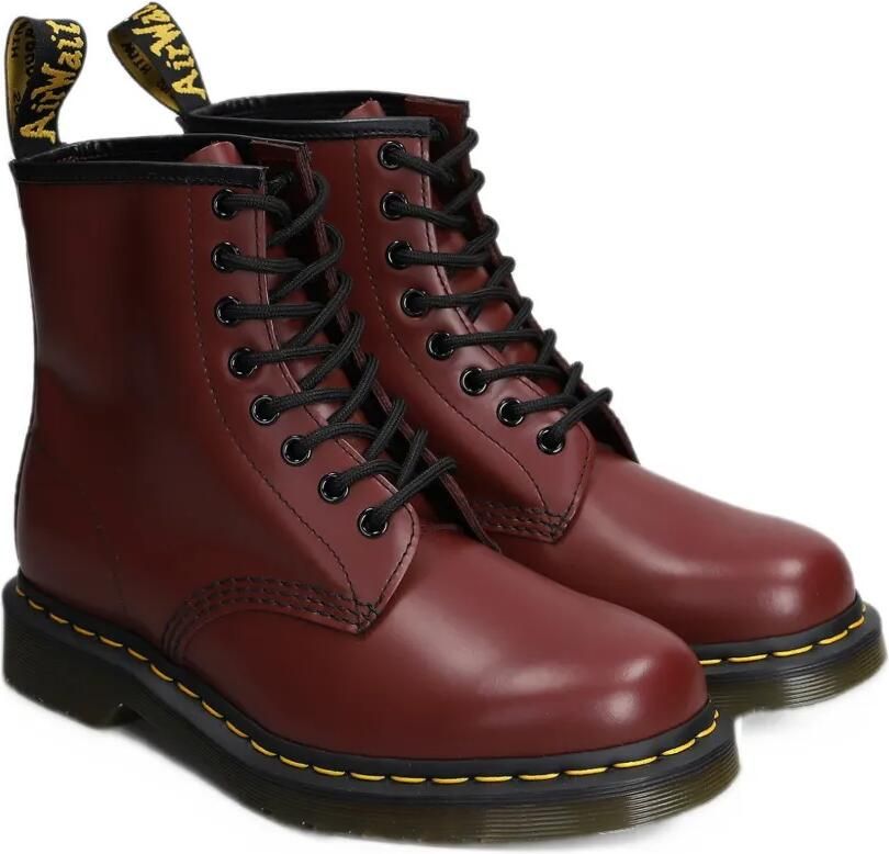 Dr. Martens 1460 Smooth contrast-stitched lace-up boots Rood - Foto 2