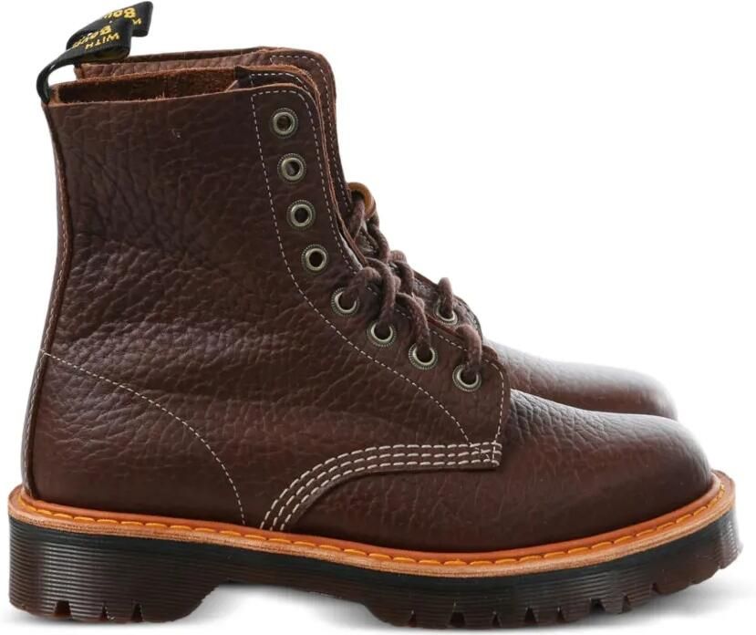 Dr. Martens 1460 Wild enkellaarzen van bewerkt leer Bruin
