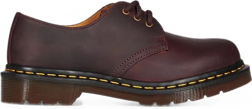 Dr. Martens 1461 3 Eye contrast-stitch Derby shoes Rood