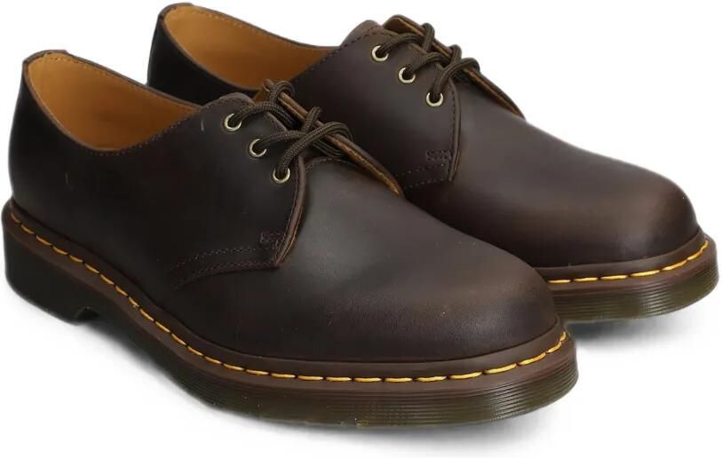 Dr. Martens 1461 Crazy Horse Oxford veterschoenen met contrasterende stiksels Bruin - Foto 2