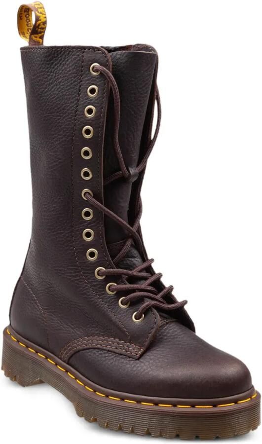 Dr. Martens 1B99 Bex 14 Eye leren combat boots Bruin - Foto 2