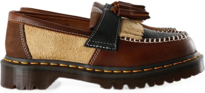 Dr. Martens Adrian patchworkloafers Bruin