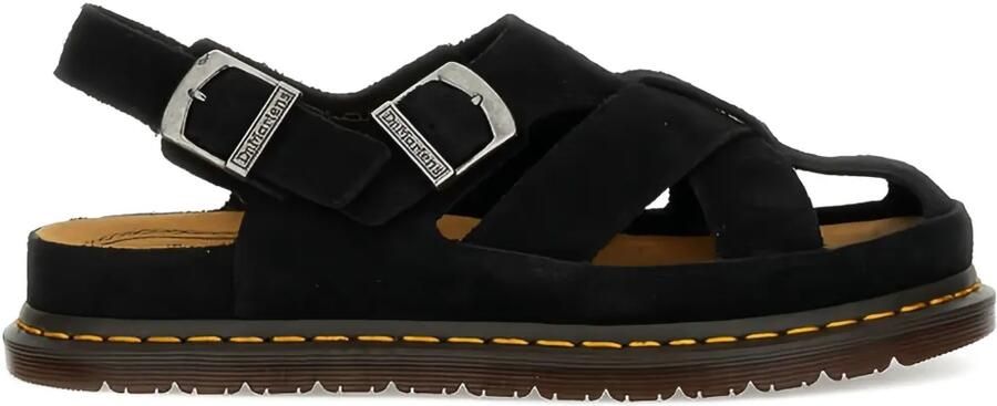 Dr. Martens Archive Fisherman leren sandalen Zwart