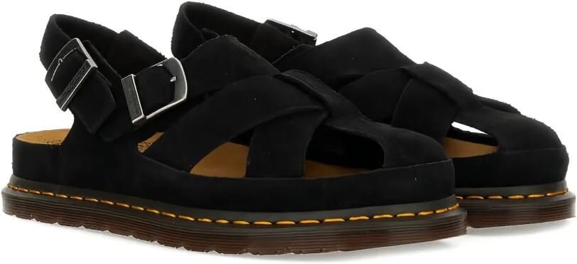 Dr. Martens Archive Fisherman leren sandalen Zwart - Foto 4