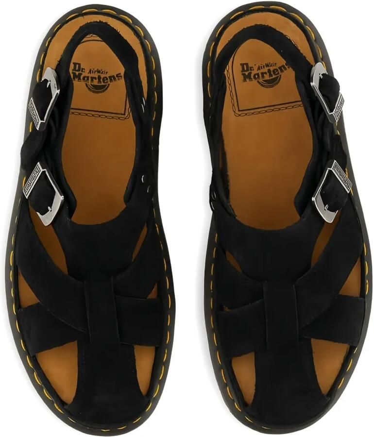 Dr. Martens Archive Fisherman leren sandalen Zwart - Foto 2