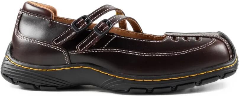 Dr. Martens Aurix ballerina's met gespsluiting Bruin