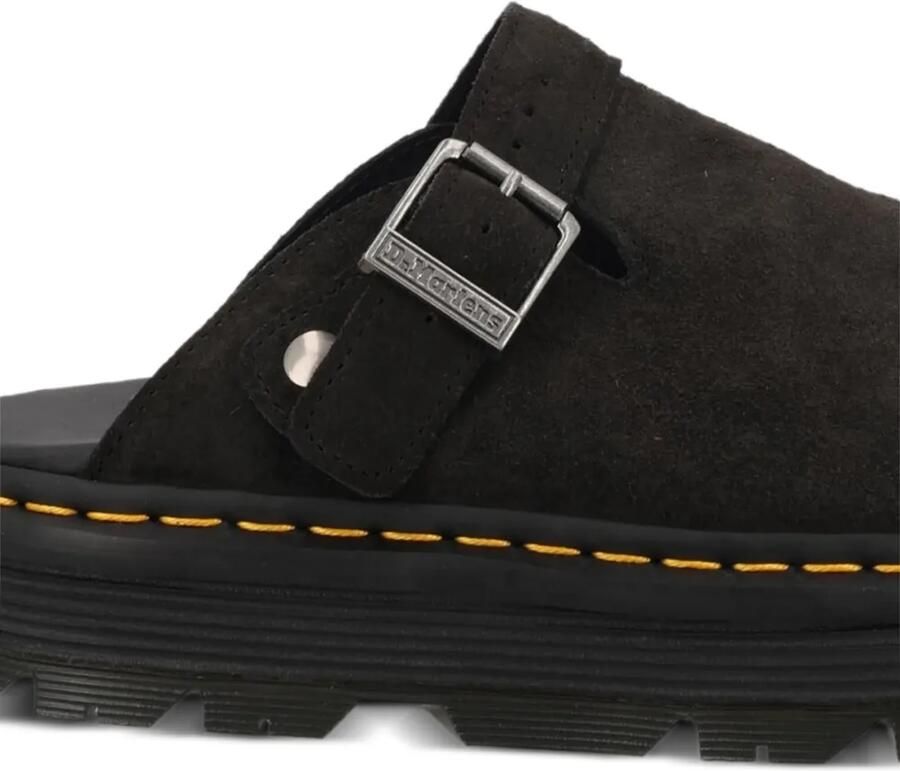 Dr. Martens Suède muiltjes met gesp Zwart - Foto 2