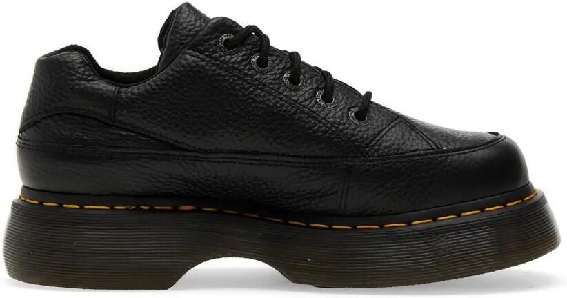Dr. Martens Buzz 5-Eye leren schoenen met plateauzool Zwart
