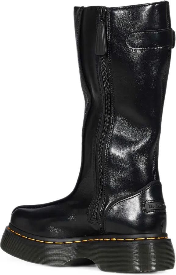 Dr. Martens Buzz Hi leren laarzen met gesp Zwart - Foto 3