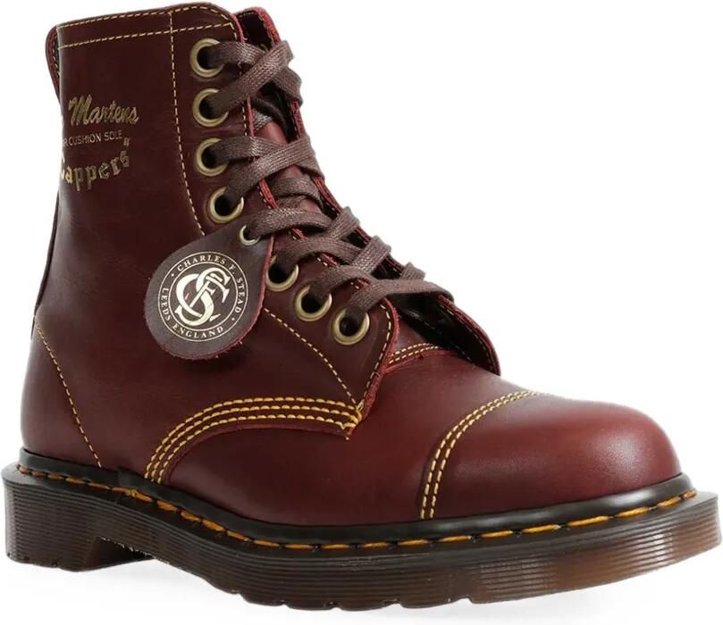 Dr. Martens Cappers leren laarzen Rood - Foto 2