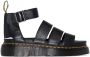 Dr. Martens Clarissa II sandalen met plateauzool Zwart - Thumbnail 1