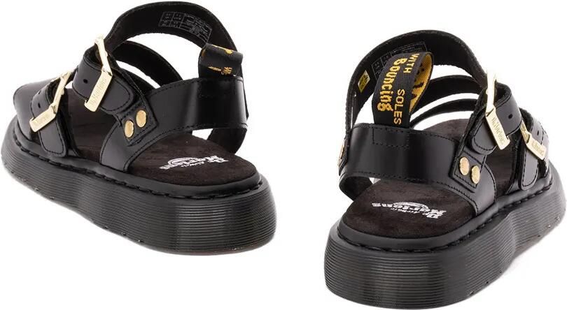 Dr. Martens Gryphon sandalen met gespsluiting Zwart - Foto 3