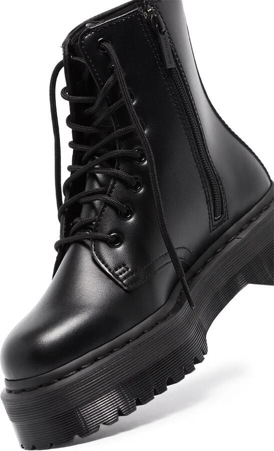 Dr. Martens Jadon II Mono laarzen met plateauzool Zwart - Foto 4