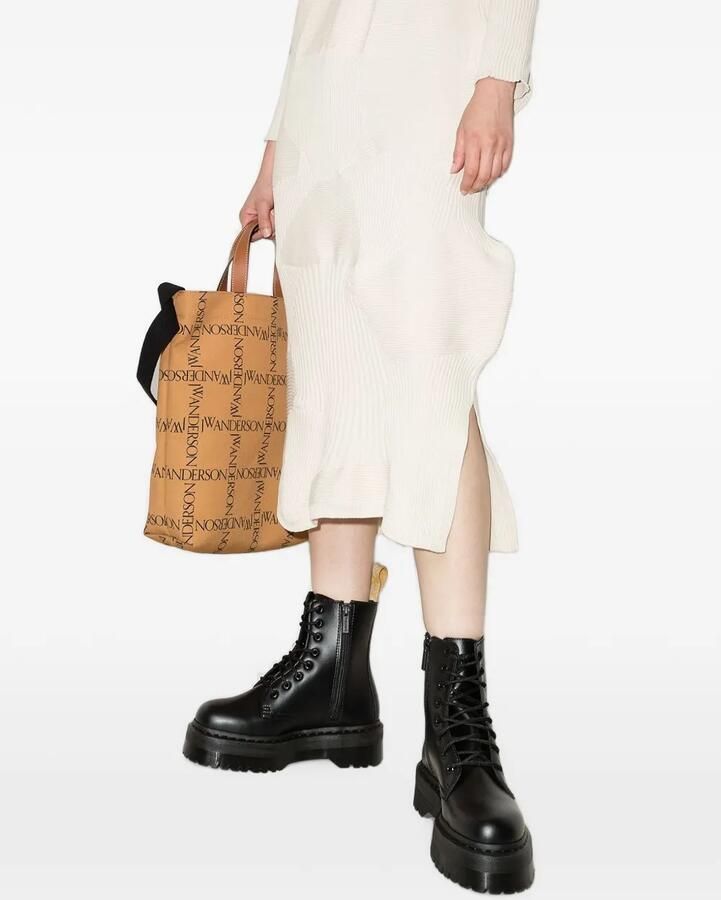 Dr. Martens Jadon II Mono laarzen met plateauzool Zwart - Foto 2