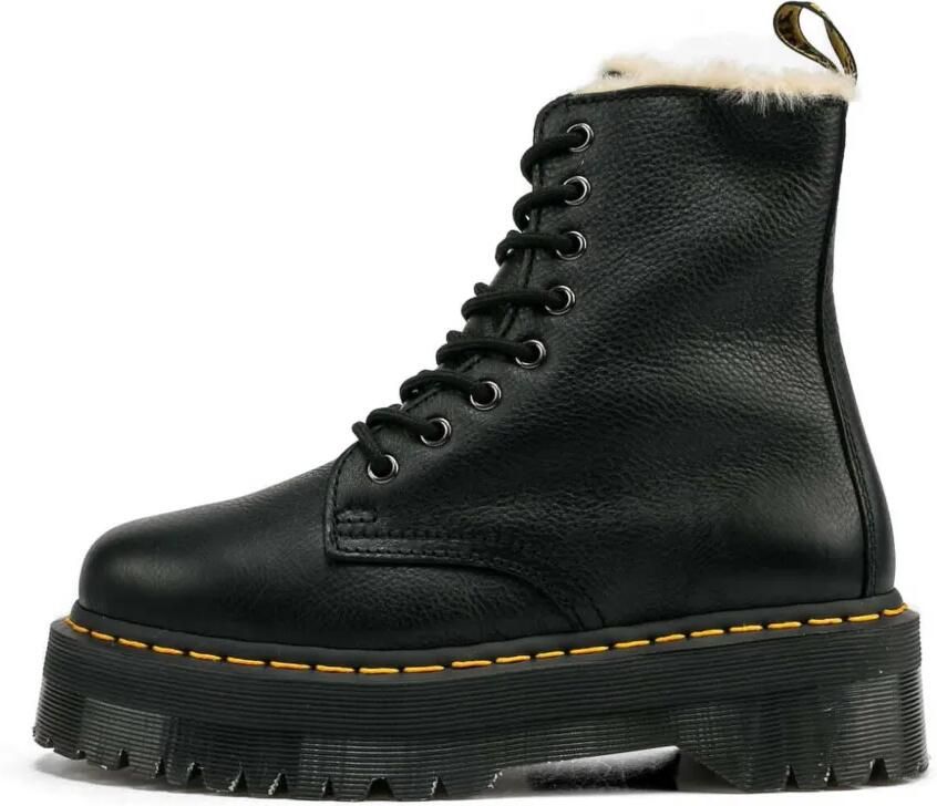 Dr. Martens Jadon laarzen met plateauzool Zwart
