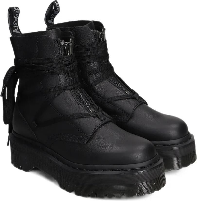 Dr. Martens Jarrick Combat enkellaarzen met veters en ritssluiting Zwart - Foto 2