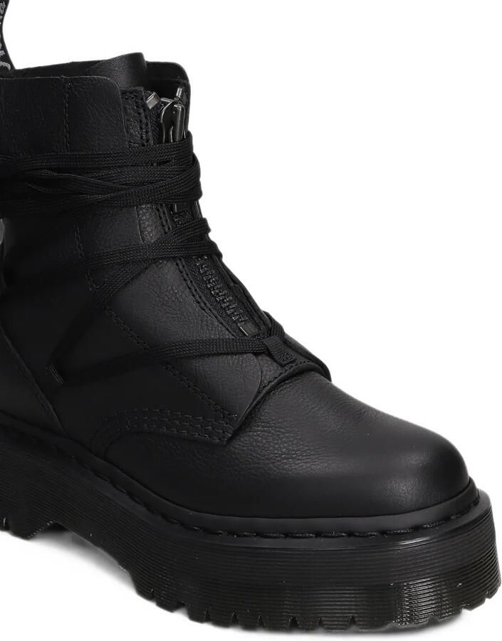 Dr. Martens Jarrick Combat enkellaarzen met veters en ritssluiting Zwart - Foto 4