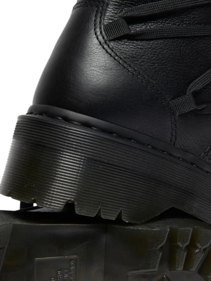 Dr. Martens Jarrick II kalfsleren veterlaarzen met rits Zwart - Foto 3