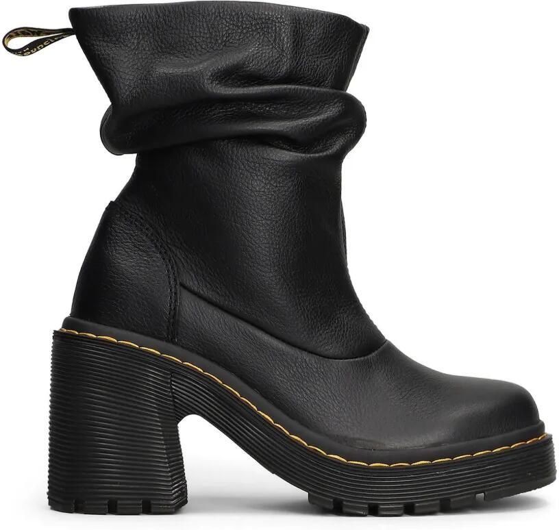 Dr. Martens Kasey Lo soepelvallende leren enkellaarzen Zwart