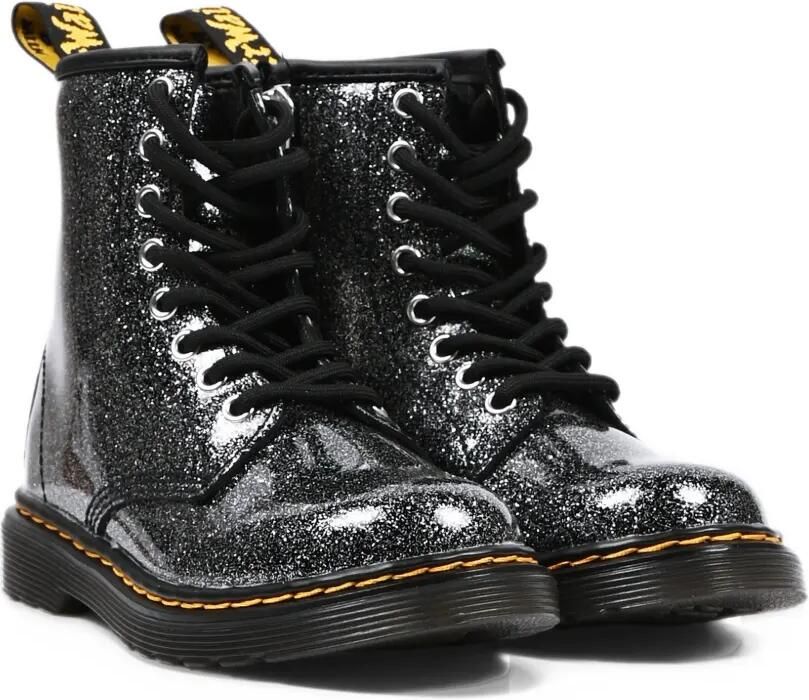 Dr. Martens Kids 1460 glitter patent-leather boots Zwart - Foto 2