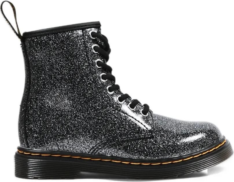 Dr. Martens Kids 1460 glitter patent-leather boots Zwart