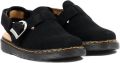 Dr. Martens Kids Jorgie leren muiltjes met gesp Zwart - Zwart